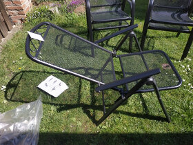 Nové kovové polohovací a skládací křeslo - 3