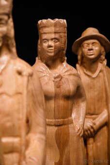 Dřevěná šachová sada - 3