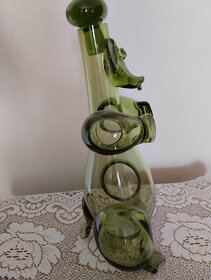 SKLENĚNÁ RETRO KARAFA MEDVĚD - 3