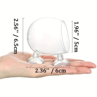 Akv.akrylový květináč s přísavkami - 3