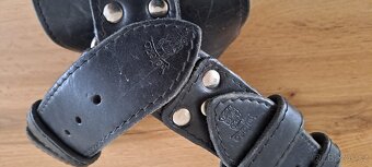 Kožený nastavitelný postroj + vodítko 2m - 3