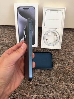 Apple iPhone 15 Pro 1TB Blue titanium. DPH. Pekny stav. - 3