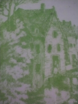 Krásný velký dekorovaný talíř - 3