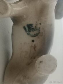 PORCELÁNOVÝ, GLAZOVANÝ SLON,ROYAL DUX - 3
