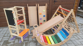 Dětská Montessori houpačka celobuková - 3