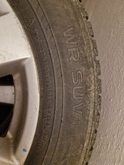 Zimní kola Nissan 17", ALU disky, DOT 22+23 - 3