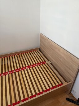 Postel 140x200 s dvojitým roštem a matrací se SilverGuard - 3