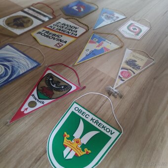 11x Firemní + Reklamní vlaječky 1960-1999 - 3