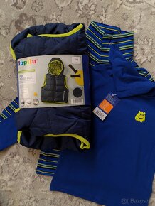 Chlapecké triko / rolák a chlapecká prošívaná vesta LUPILU - 3