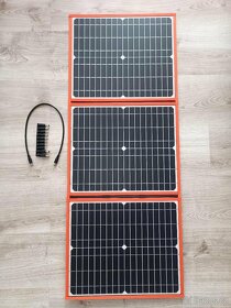 Přenosný solární panel - skládací solární nabíječka 60W - 3