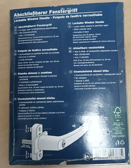Uzamykatelná okenní klika na plastová okna - 3
