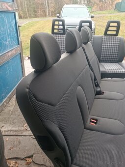 Zadní sedačka Renault Trafic,Opel , 3 místa - 3