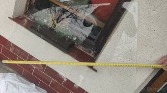 Sklo pod kamna rohové - 3