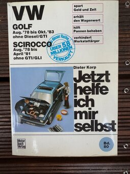 VW GOLF SCIROCCO JETTA VENTO CADDY CORRADO manualy a knihy - 3