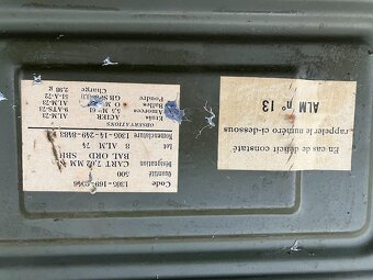 vojenská plechová bedna - 3