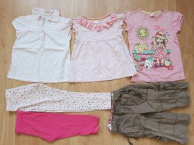 Balík letní dívčí oblečení vel. 110 - 3