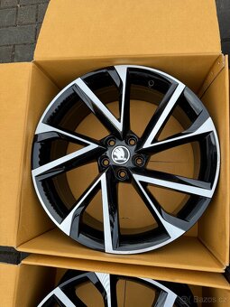 ORIGINÁL Alu Škoda VEGA R20, 5x112 - ZÁNOVNÍ - 3