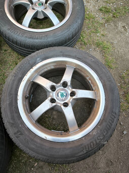 4x alu (5x112) letní pneu 205/55 r16 (7 mm) - 3