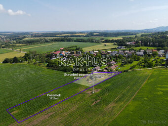 Prodej slunného stavebního pozemku 1500 m2 - Štramberk, okr. - 3
