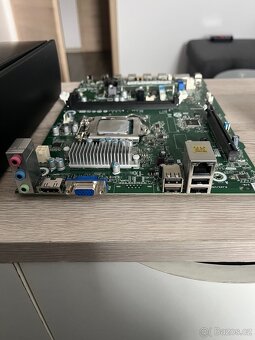 Prodám základní desku LGA 1200 + 500W Gold zdroj v HP case - 3