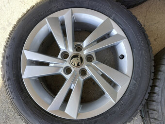 Originál alu kola 15" na Škoda Fabia III. letní nové pneu - 3