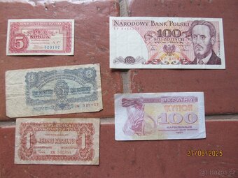 staré papírové bankovky - 3