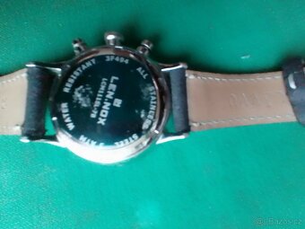 LEN.NOX  pánské hodinky ciferník  44mm,kož. řemínek - 3