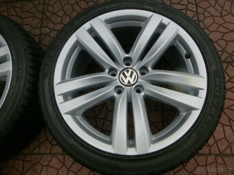 Letní alu sada disky originál VW 5x112 8Jx18 ET44 Borbet - 3