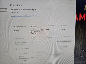 Herní pc intel g4400 ram ddr4 grafika gt730 2gb lcd 22" GTA - 3