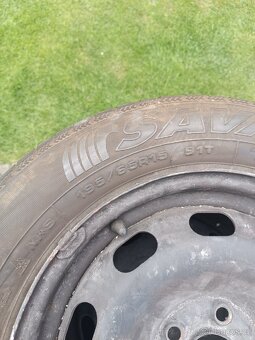 Prodám plechové + pneu 195/65 R15 + rezervu - 3