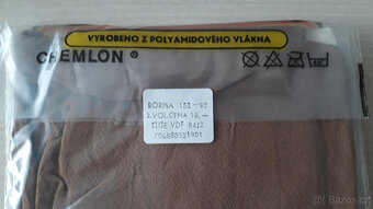 Punčochové kalhoty - silonky Elite Borisa - hnědé, retro - 3