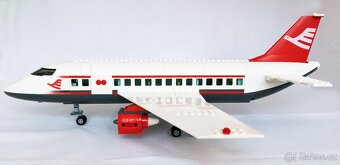 Lego velké letadlo - červenobílé - 3