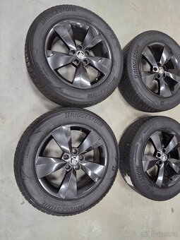 Zimni alu kola skoda kodiaq karoq tiguan 215/65 r17 - 3