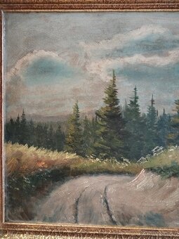 obraz LESNÍ ÚVOZ II., olej, sign. Jar. Jirotka 1939 - 3