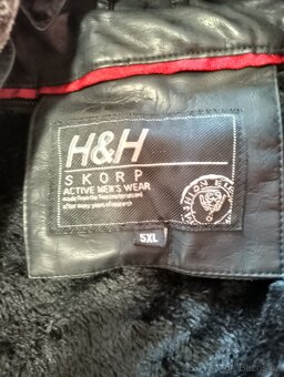 Kožená bunda nová jednou na sobě - 3