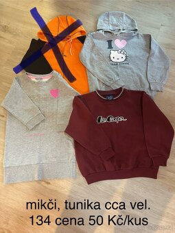 Mikiny a trička holky vel. 122-164 - 3
