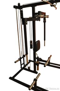 Dřepovací stojan s kladkou+peckdeck/deltdeck - 3