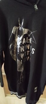 Dámská dlouhá mikina xl-xxl s kapucí - 3