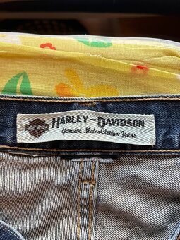 Pánské tmavě modré džíny Harley-Davidson XL - 3