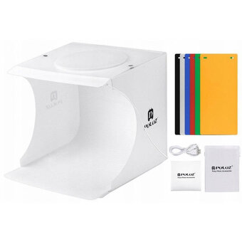 SVĚTELNÝ FOTOSTAN S LED OSVĚTLENÍM 24x23x22 CM - 3