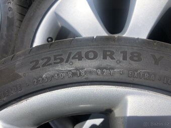 Prodam 4x ALU kola 225/45/18 letní pneu - 3