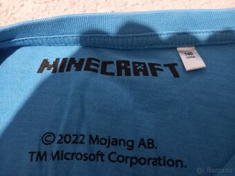 Triko Minecraft vel. 140 krátký rukáv - 3