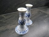 Svícen cibulový porcelán - 3