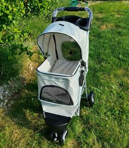 Kočárek pro přepravu domácích mazlíčků - tříkolový - nové - 3