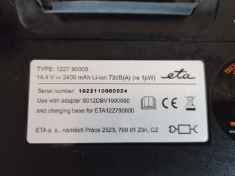 Robotický vysavač ETA - 3