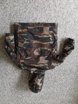 Dětská bunda hřejivá 100 maskovací vzor Woodland - 3