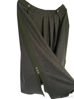 Dámská vlněná sukně v selském, myslieckém stylu vel. 42 - 3