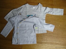 Kojenecké oblečení - body, kabátky, tepláky, velikost 74 - 3