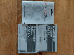 Prodám kinofilmovou zrcadlovku Nikon N65 - 3