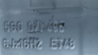 alu VW Golf 7,Sportsvan,Golf 6,Touran,Caddy,zimní 205/55/16 - 3